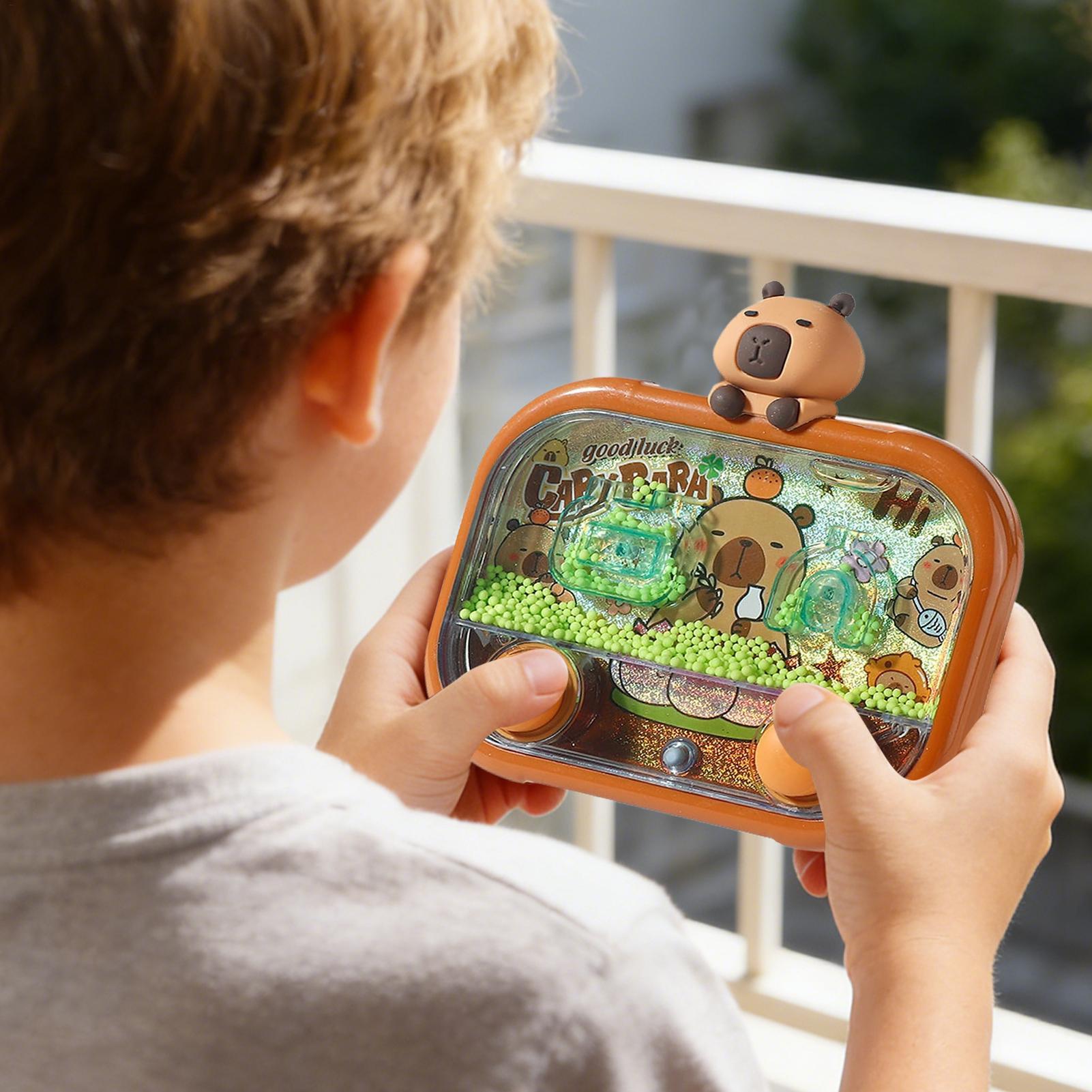 Party Games Young Adults - Capybara Handheld Waterspel met LED-licht, Dubbelknop