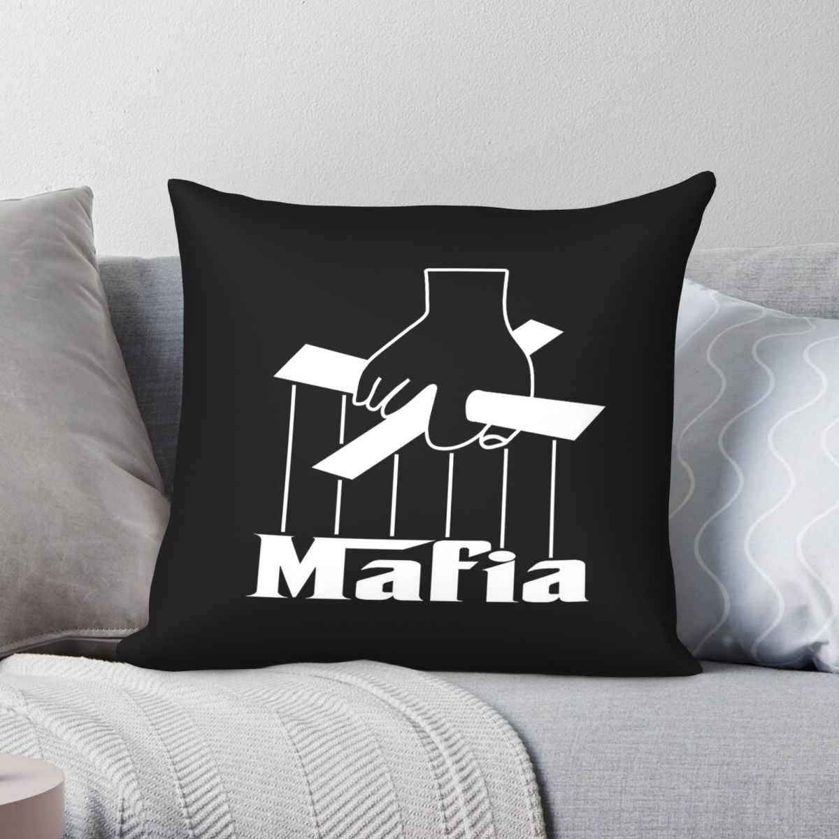 Party Games Mafia - Mafia Party Game vierkante kussensloop polyester