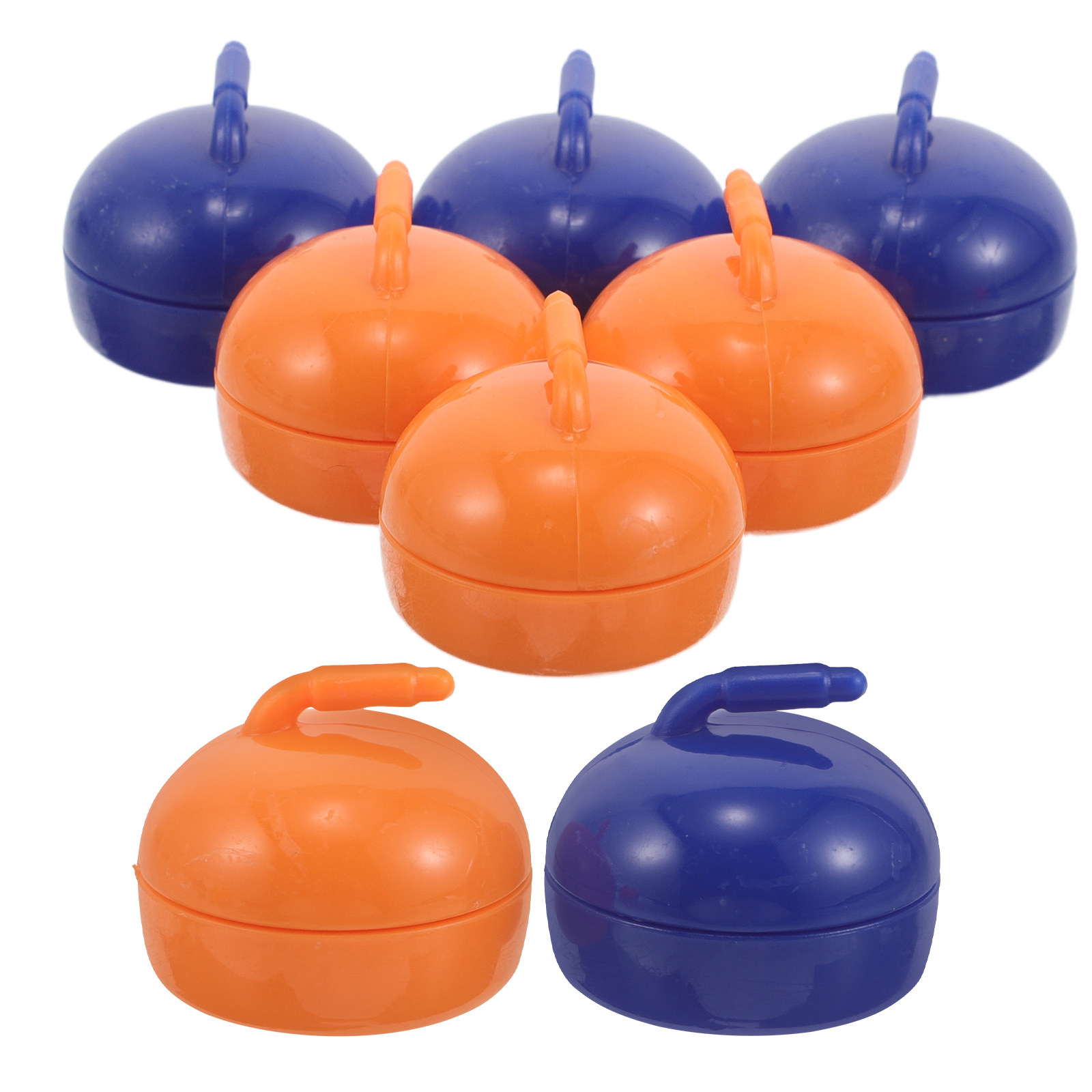 Party Games Indoor - 8 stuks, gladde, vervangbare curlingpucks voor