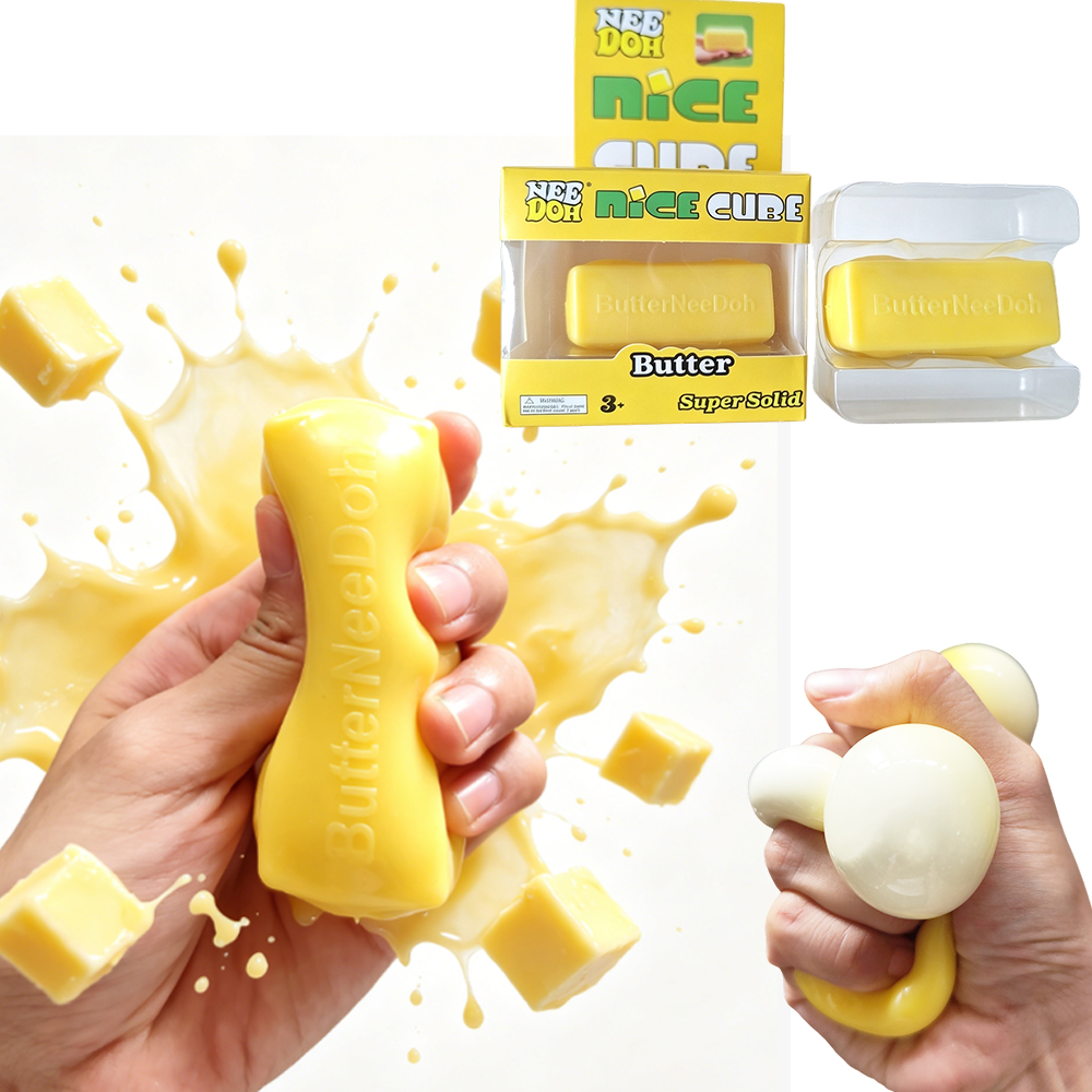 Party Games Young Adults - 2026 Hot Selling NeeDoh Boterstaafje Squishy