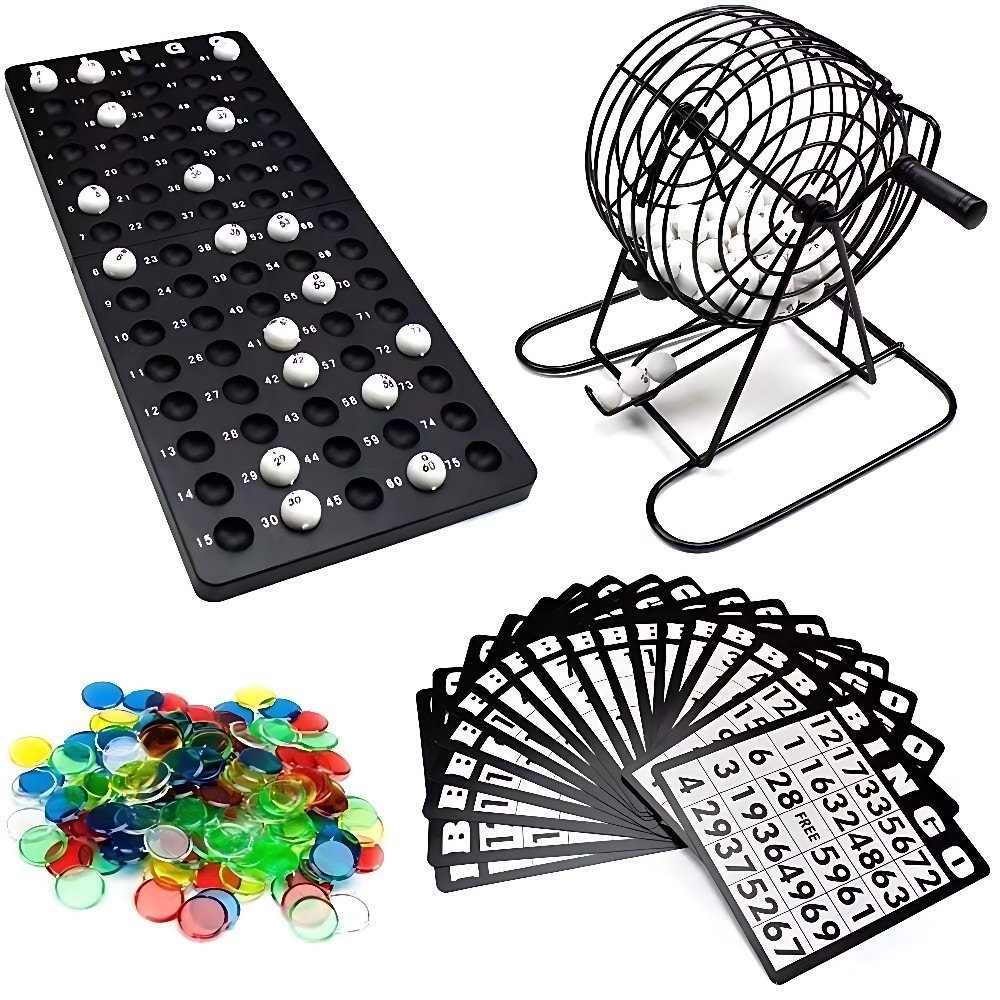 Stalen Bingo Kooi Set Bingo Lo - Party Games For Large Groups recensie en prijs
