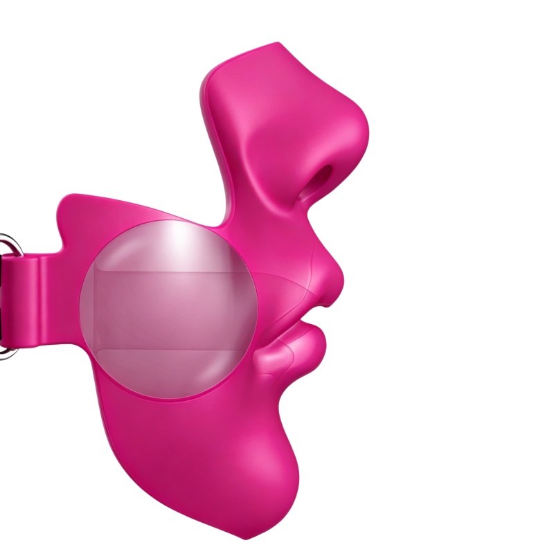 Zacht siliconen halfgelaatsmas - Party Games Couple recensie en prijs