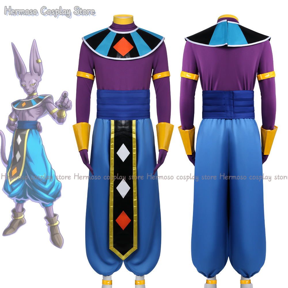 Beerus Birusu Cosplay Kostuum  - Party Games For Christmas recensie en prijs