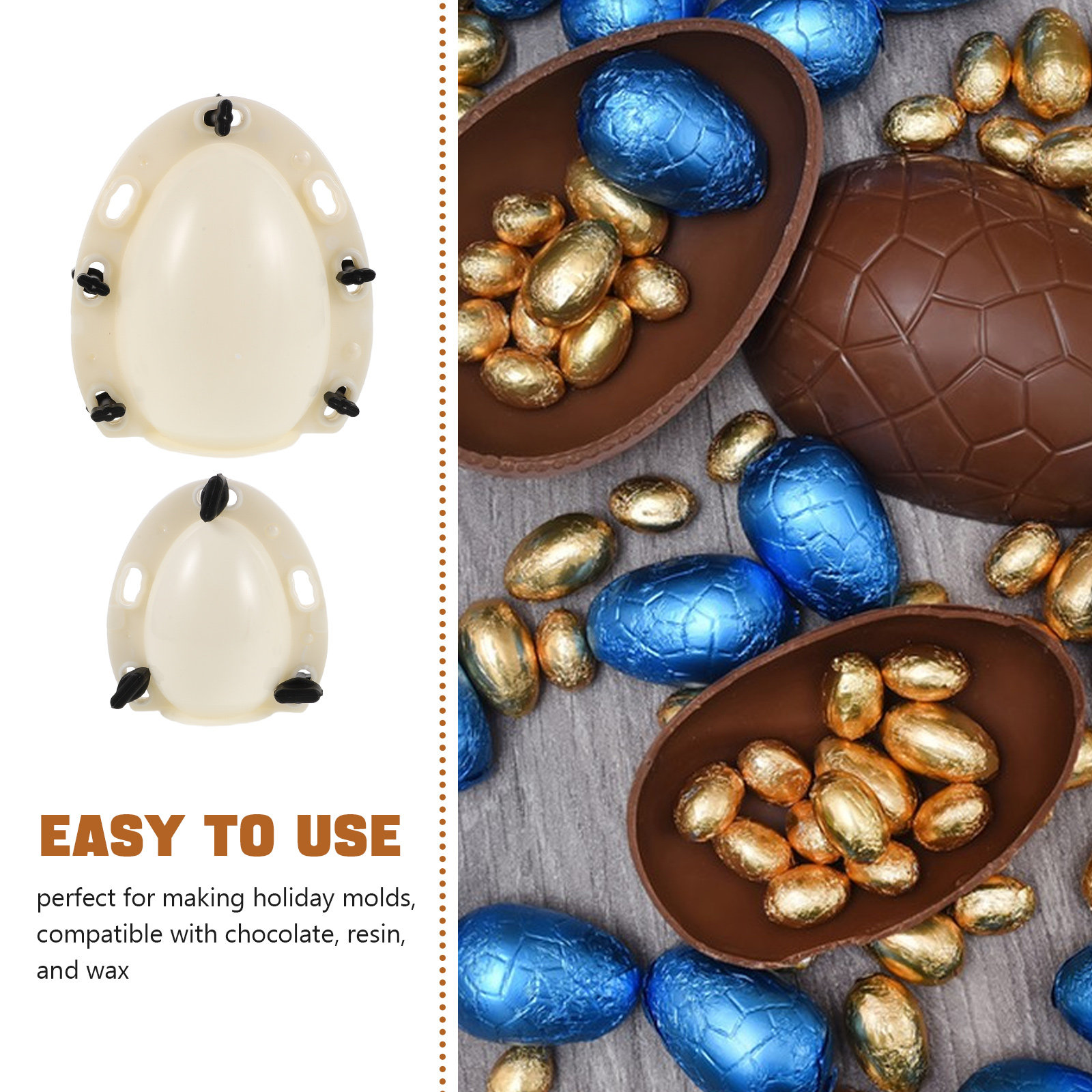 Plastic paaseierenvormen, 2 st - Party Games Egg recensie en prijs