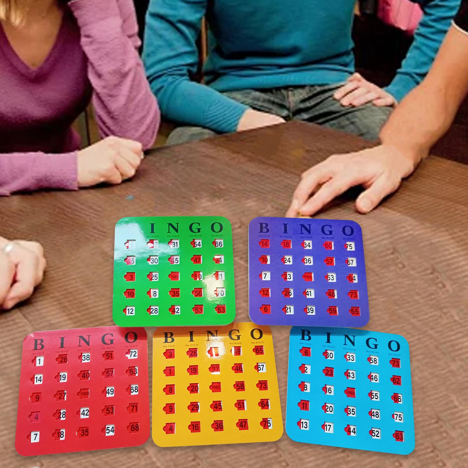 5-delig groot bedrukt bingokar - Party Games For Large Groups recensie en prijs