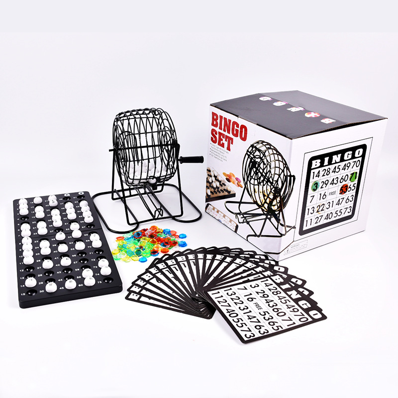 Bingo Loterij Machine Stalen B - Party Games For Large Groups recensie en prijs