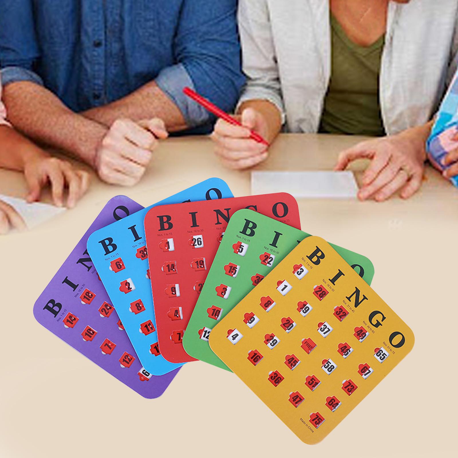 5-delig groot bedrukt bingokar - Party Games For Large Groups recensie en prijs