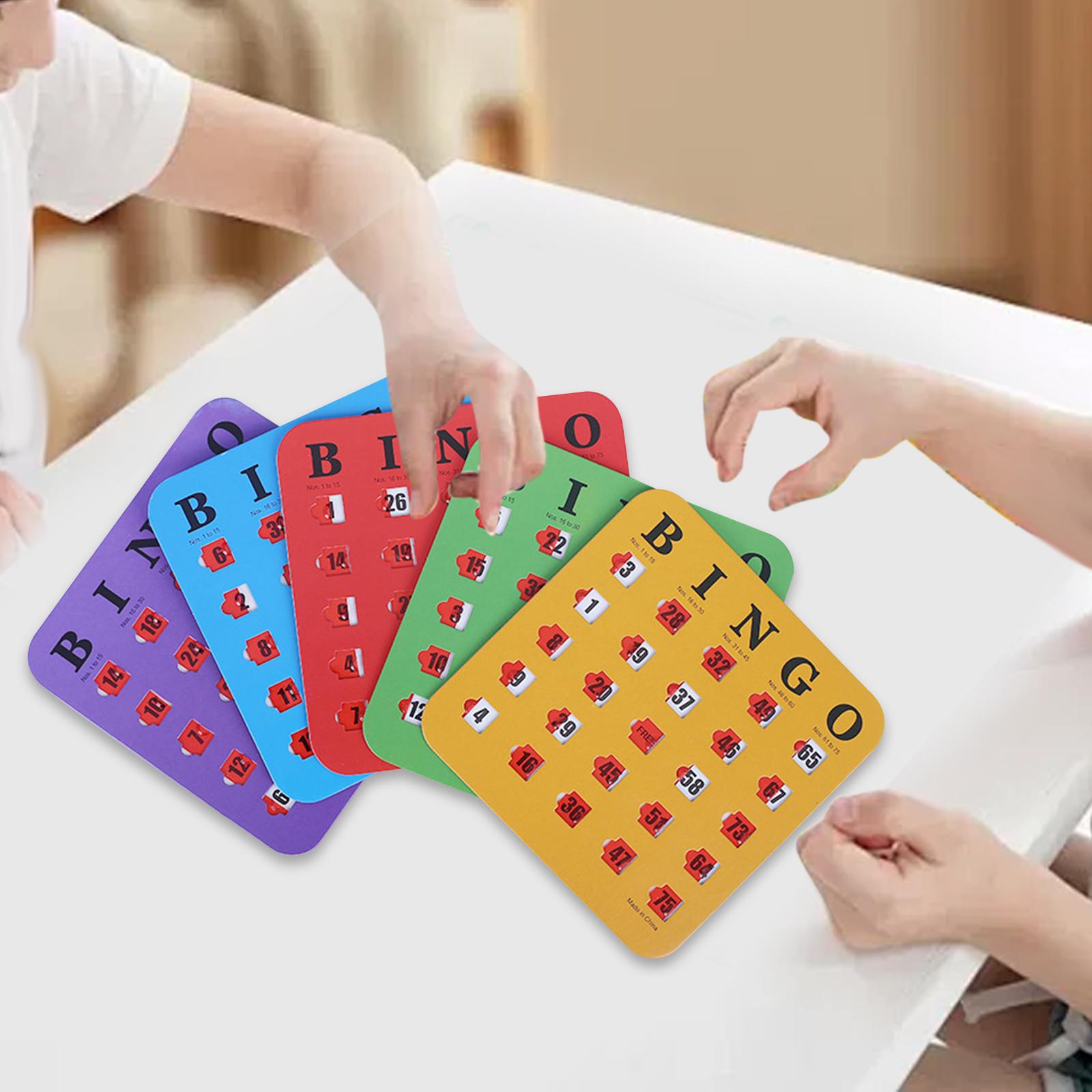 5-delig groot bedrukt bingokar - Party Games For Large Groups recensie en prijs